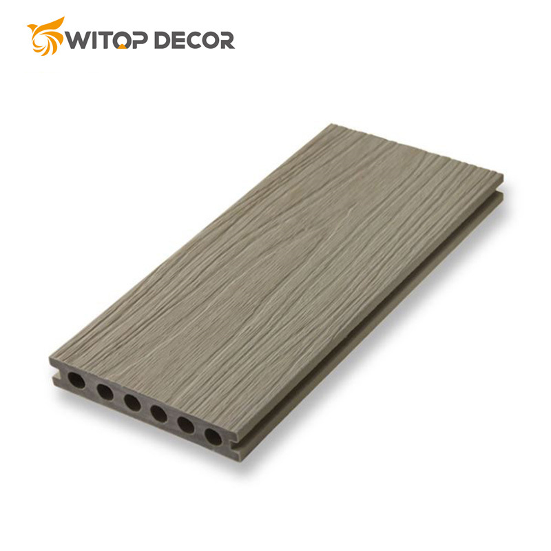 Eco-Friendly Strong Weatherability Solid WPC Composite Decking