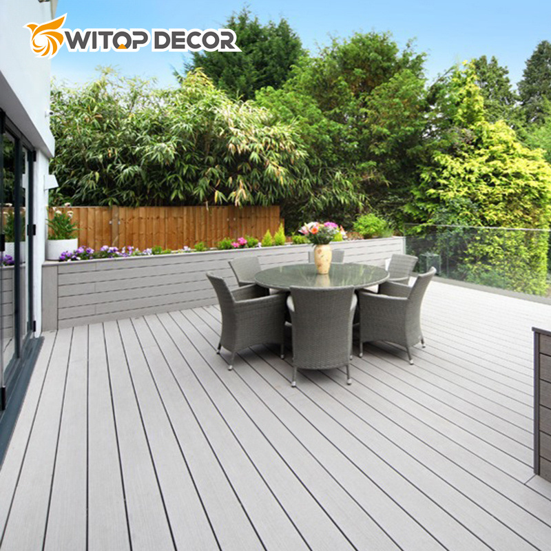 Hot Sale Wood Plastic Composite Outdoor Flooring WPC Decking Interlocking