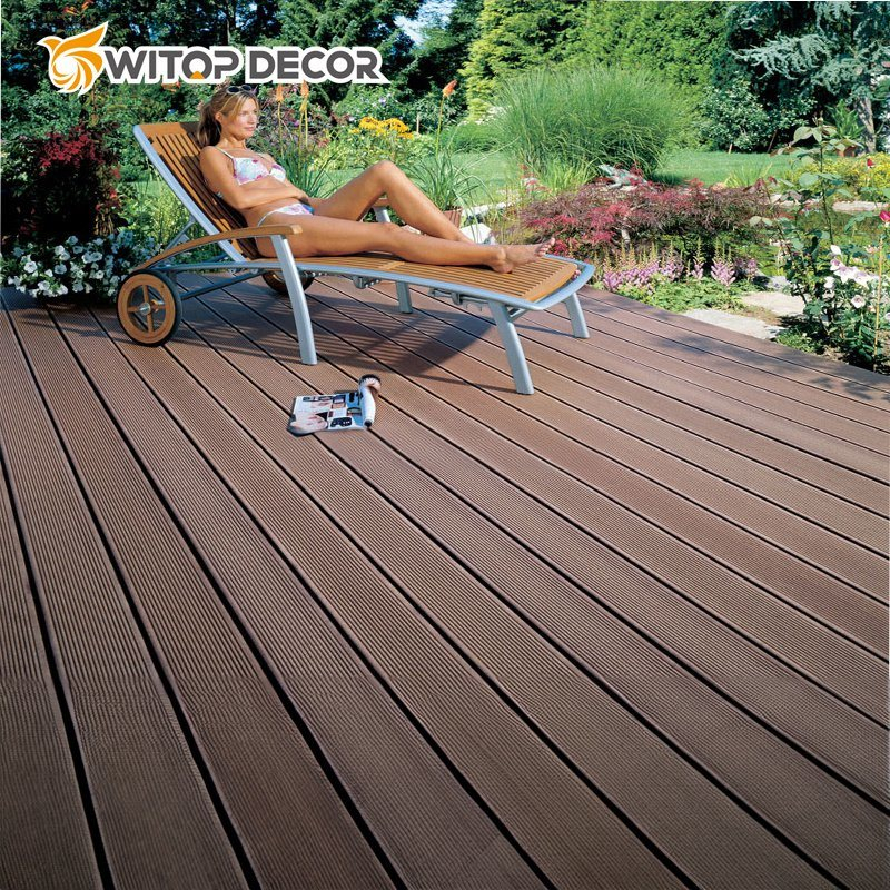 Plastic Roof Deck Waterproofing Composite Wood Decking Outdoor WPC Flooring Board Decking