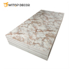 1220mm X2440 mm UV Coated PVC Wall Marble Sheet for House Decoration