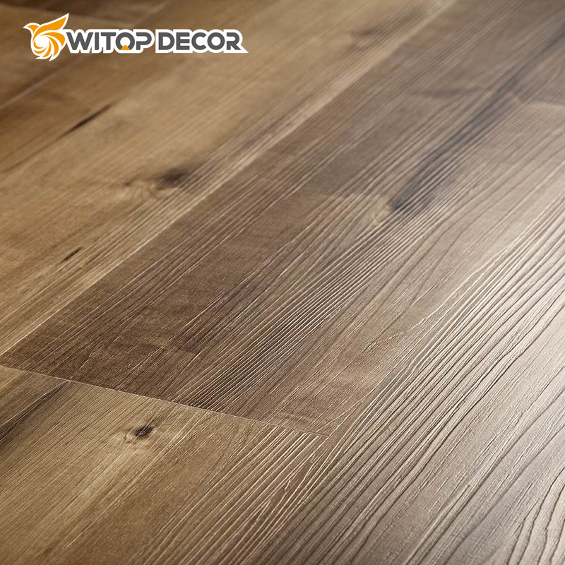 Wood Grain Waterproof 7mm Spc Rigid Core PVC Hybrid Vinyl Flooring Spc Floor