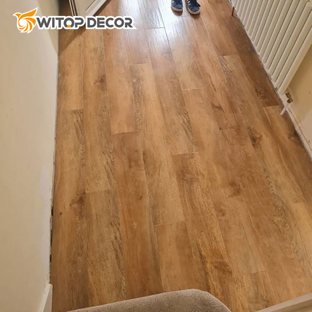 Waterproof Lvt Spc Plank Wood Click Lock Rigid Vinyl Flooring