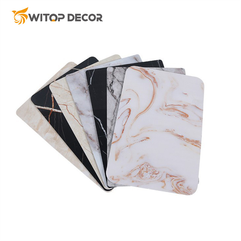 UV Coating Modern Style PVC Marble Sheet for Interior Decorative