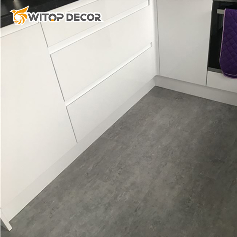 1.5mm Dry Back Waterproof and Fireproof Lvt Flooring for Home Customized Pattern