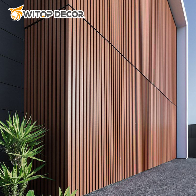 Capped WPC Wall Cladding Co-Extrusion Exterior Decorative WPC Siding