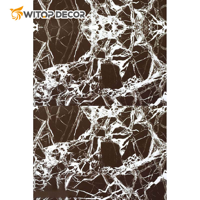 High Glossy PVC Marble Sheet for Interior Wall Decoration Good Quality UV Marble