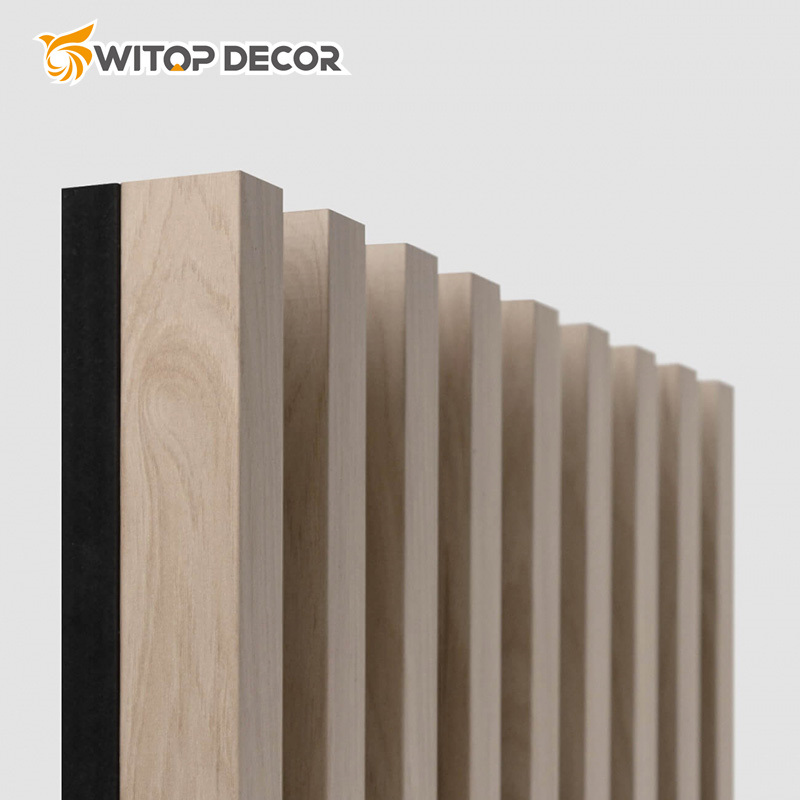 Fireproof Polyester Fiber Sound Absorption Acoustic V-Grooved Panels