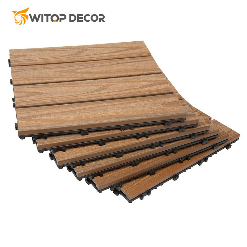 China Factory Supply Outdoor Flooring Wood Plastic Composite Board WPC Decking