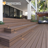 Co-Extrusion 25mm Thickness Solid Wood Decking Outdoor Hardwood Decking