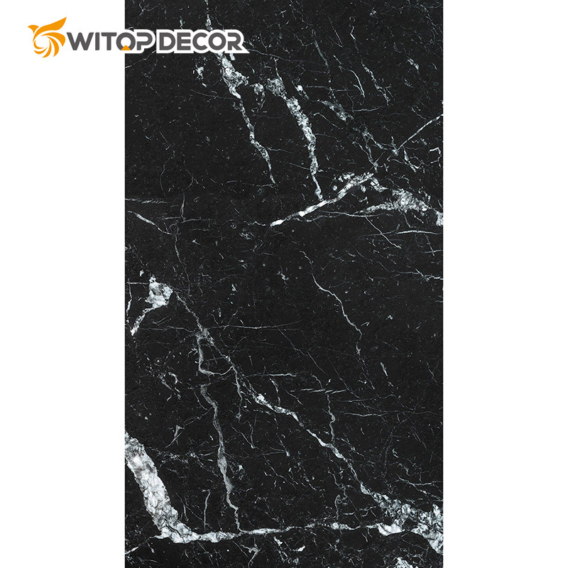 1220*2440mm PVC Marble Wall Panel UV Bendable Wall Panel with Indoors Decorative