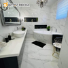 Marble Substitutes PVC Marble Sheet Glossy 1220*2900*3mm Plastic Sheet PVC Faux Marble