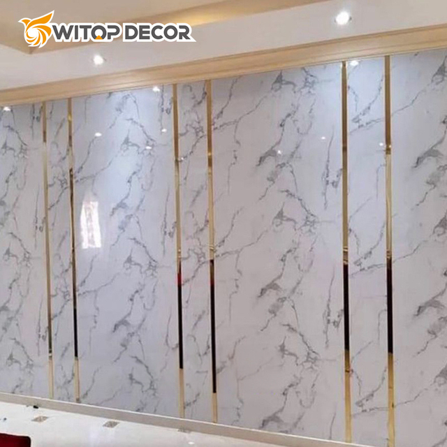 Hot Products PVC Board UV Marble Wall Panel Sheet for Interior Decorating