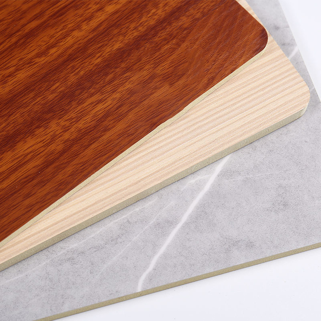 Pet Marble Bamboo Charcoal Wood Veneer WPC Wall Panel Metal Wood Veneer for Bathroom