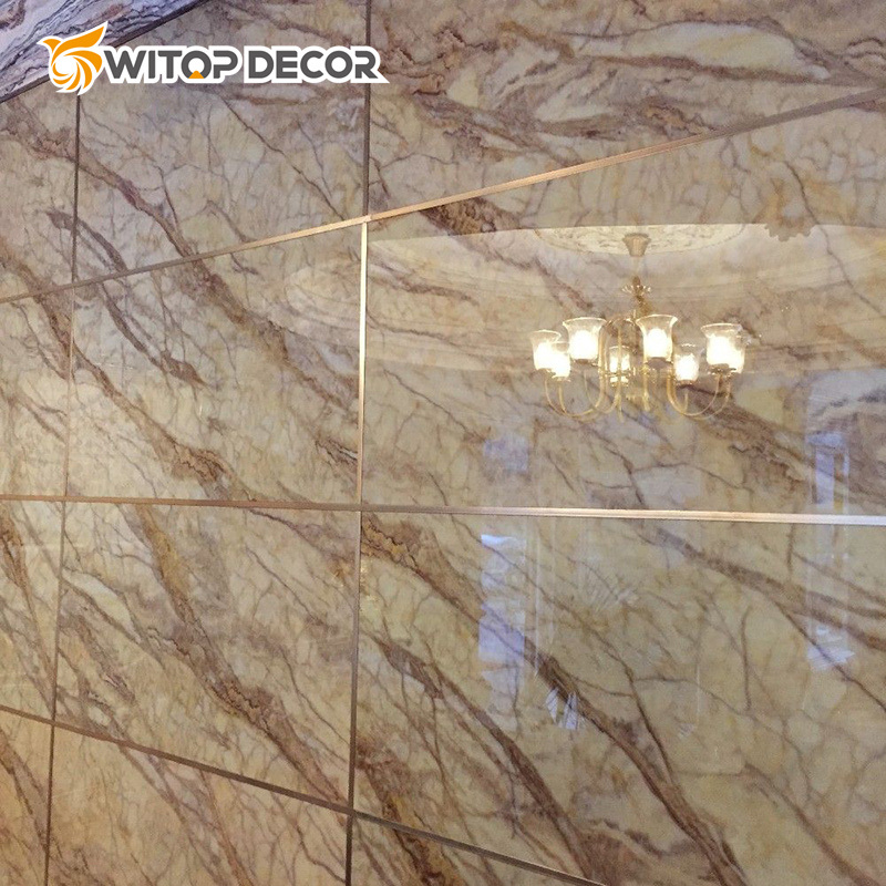 Luxury PVC UV Panel Wall Boards 3D UV Marble Sheet for Wall Decoration