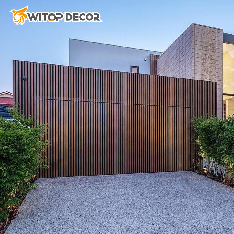 Wooden Look House Siding WPC Wood Composite Exterior Wall Cladding