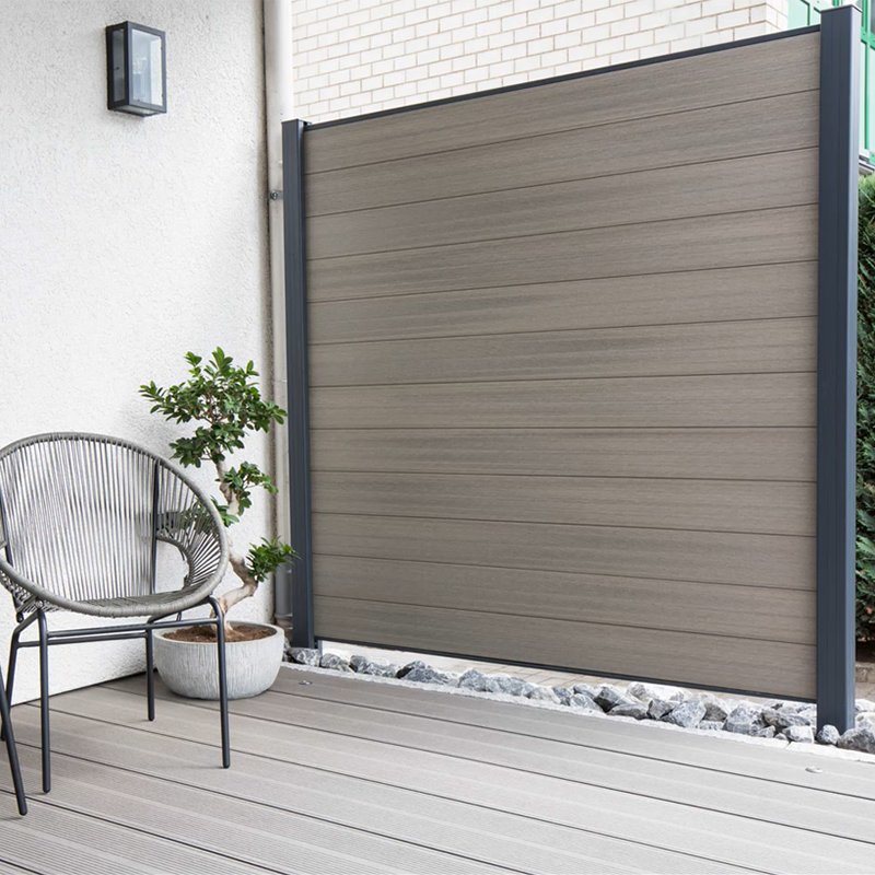 WPC High Quality Fence Durable Weather-Resistant DIY Fence WPC Hot Sale 6X8 FT Fence