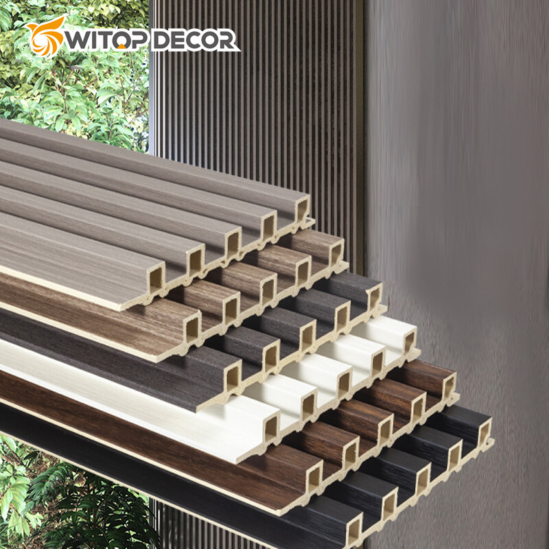 WPC Wood Interior Decoration Fluted Wall Panels