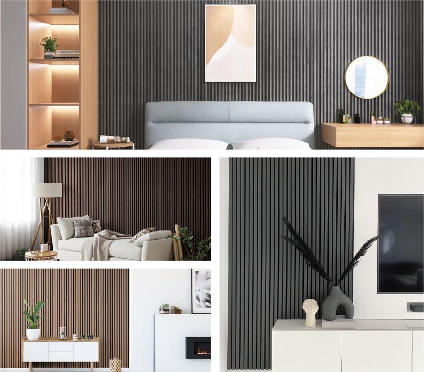 Hot Selling Fashionable WPC Wall Panel PVC Wallboard for Home Decoration