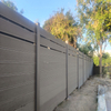 WPC Panel Board Material Garden Fence Co-Extrusion Wood Plastic Composite Fence