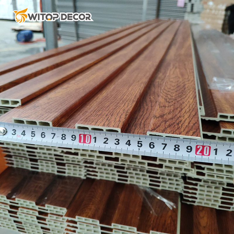 WPC Fluted Panel with High Pressure and Impact Resistance