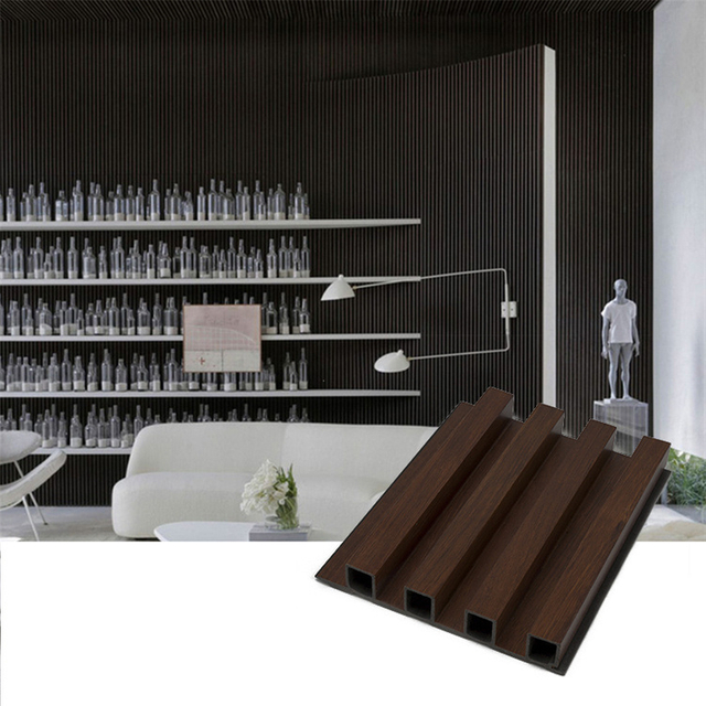 China Supplier High Quality Outdoor WPC Wall Panel Wood Plastic Composite 3D Dexterier Decorative WPC Cladding Wall Panel