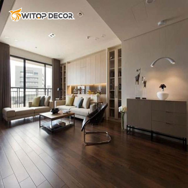 0.3mm Wear Layer Luxury Vinyl Plank Flooring Attch 1.0mm IXPE