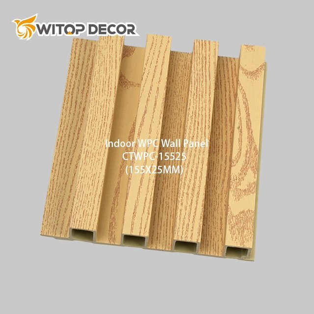 Indoor Decoration New Design Commercial Hot Sale Tongue and Groove 160*10mm WPC Flute Wall Panel