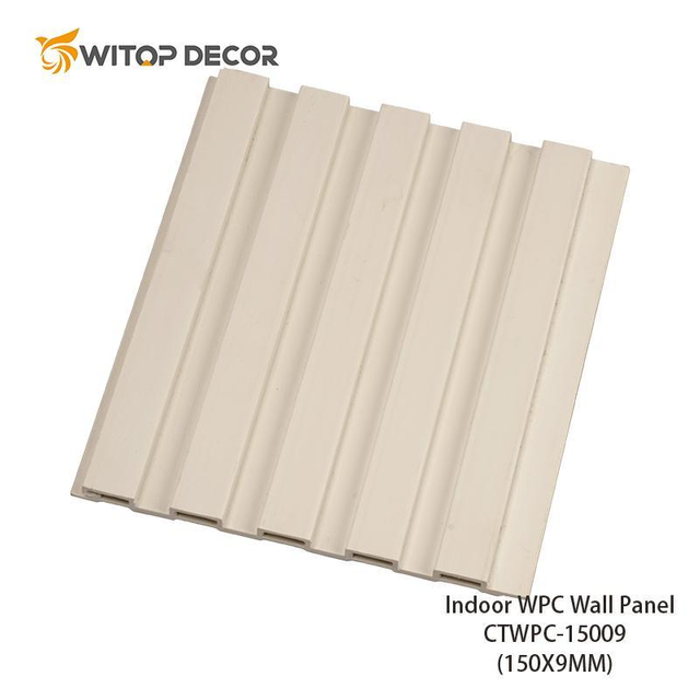 Factory Manufactured Environmental Protective Easy Clean Insoul Strip and Tongue and Groove WPC PVC Wall Panel