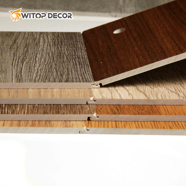 Fireproof Building Material Wood Texture Spc Lock Vinyl Planks Floor 5mm