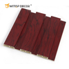 Wooden Grain PVC WPC Wall Panels Designs for Outdoor Decoration