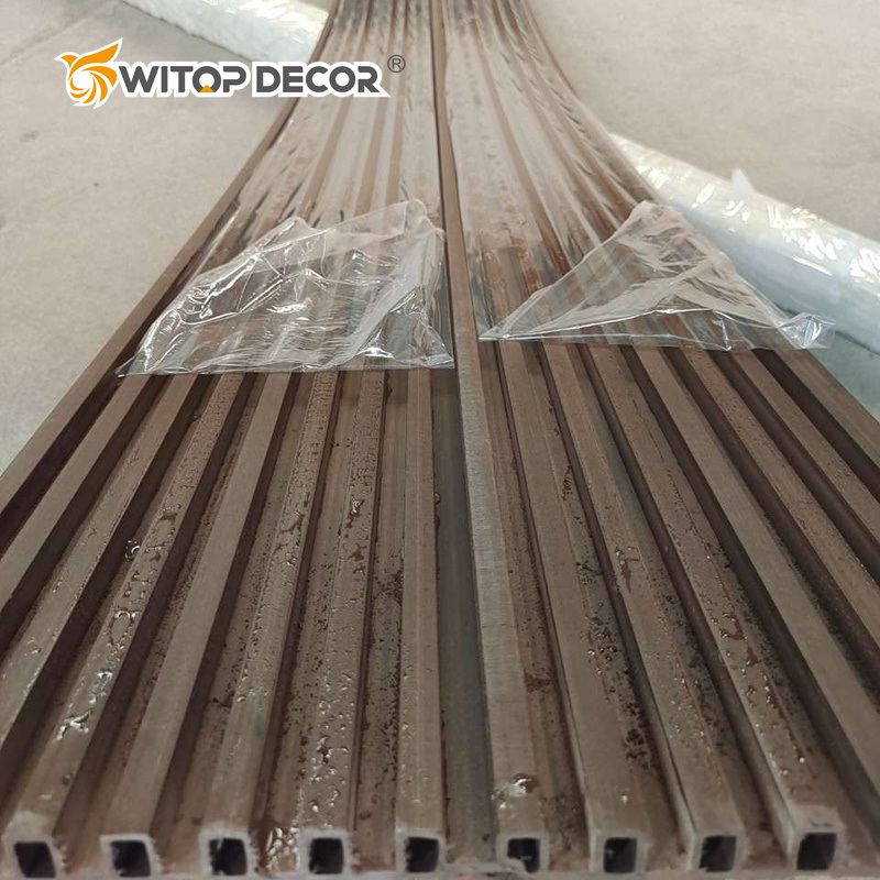 Wood Plastic Composite Wall Panel WPC Cladding Easy Install Interior Decor Wall Panel
