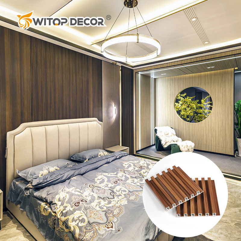 Light Weight Wooden Strip Fluted Interior Wall Panel for Singapore