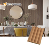 Compression Fire Resistance Fiber Integrated Wallboard Ecowood Paneling Interior Decor WPC Wall Panel on Blank Wall