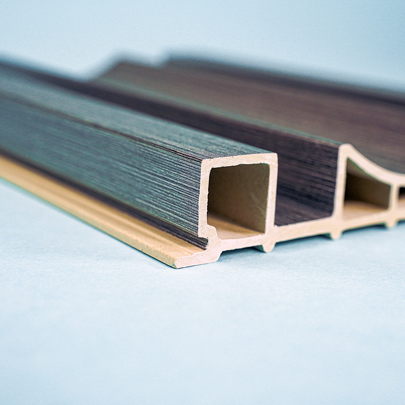 Shaped Extrusion Slat Wood Fiber WPC Wall Panel