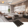 Sound-Absorbing TV Background PVC Quick Install Wood Wall Coating Panels