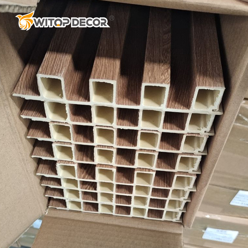 Factory Hot Sale Wood Plastic Composite Interior Decoration Wall Cladding WPC Wall Panel