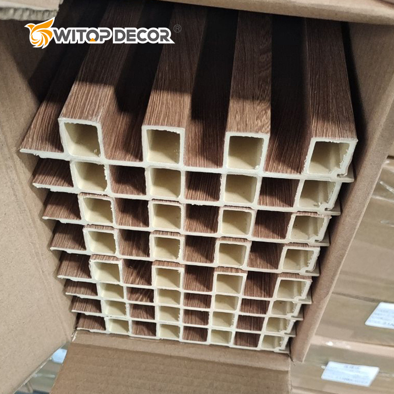 Factory Hot Sale Wood Plastic Composite Interior Decoration Wall Cladding WPC Wall Panel