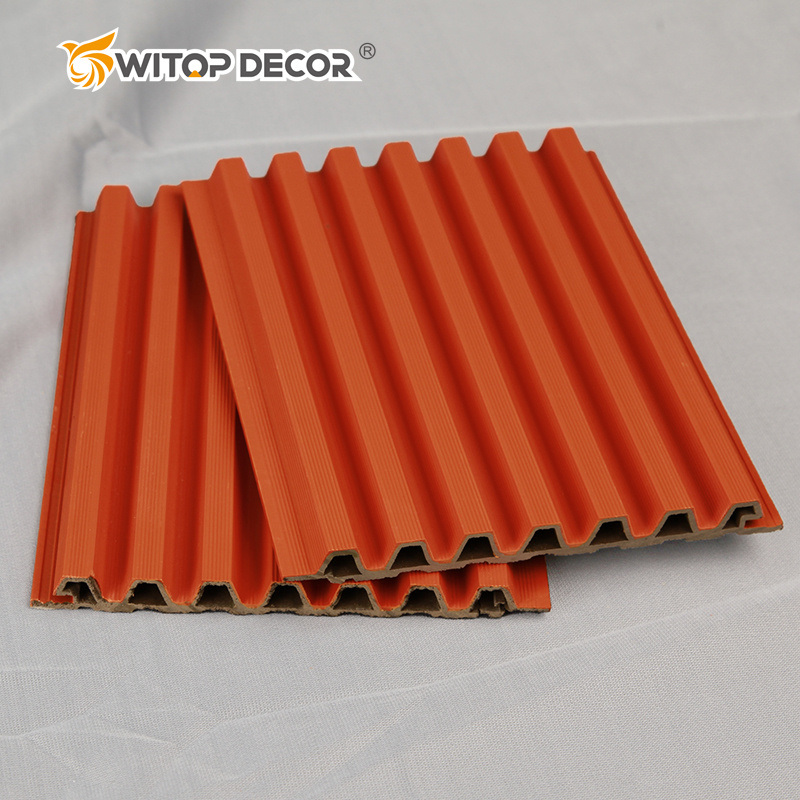 Fire UV Resistant Outdoor Wood Plastic Composite WPC Wall Cladding