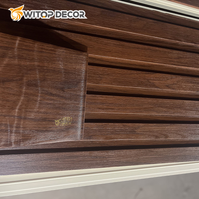 Cladding Plastic Composite Waterproof Fluted WPC Wall Panel