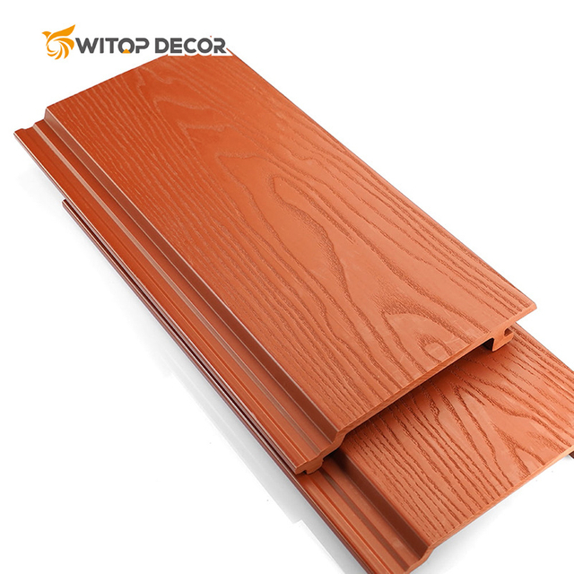 High Quality Waterproof Anti-UV Exterior Cladding WPC Wall Panel