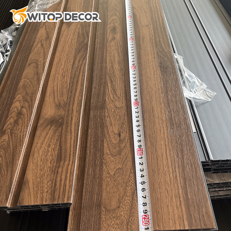 Manufacturer Eco-Friendly Interior 3D WPC Wall Panel
