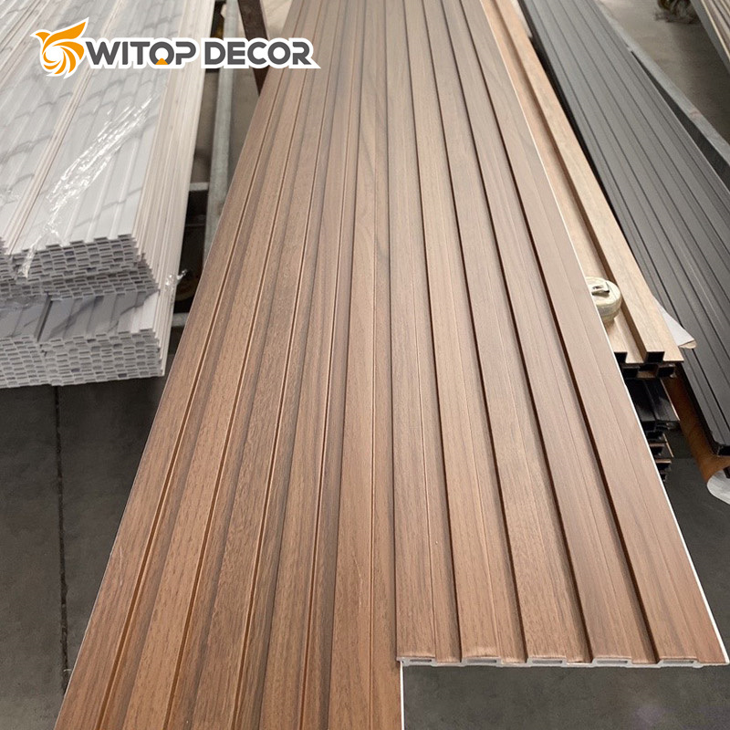Recessed Shaped Wall Cladding WPC Wall Panel