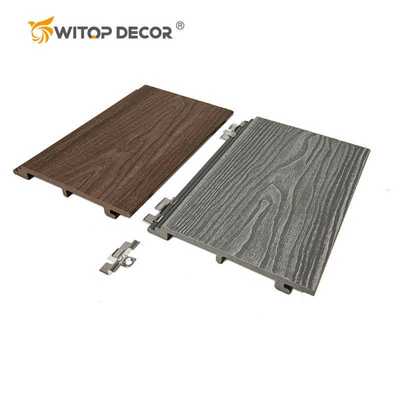 Fireproof Wood Plastic Composite Coextrusion WPC Cladding