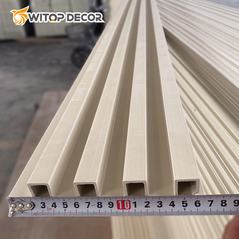 Wood Composite Interior Fluted Panels WPC Wall Panel Clading