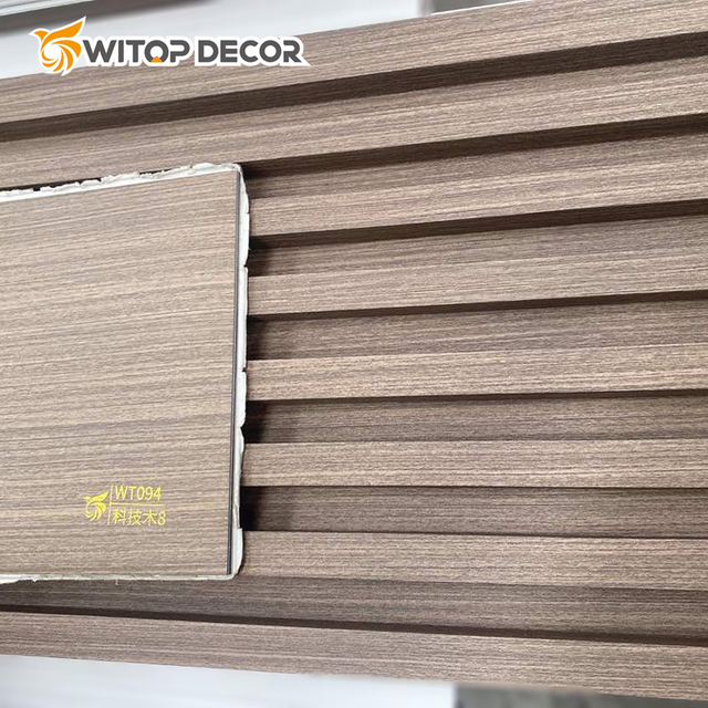 Easy Install TV Background Corridor WPC Composite Wall Panel
