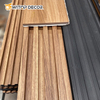 Factory Price Strip Wood Customized Fluted WPC Wall Panel
