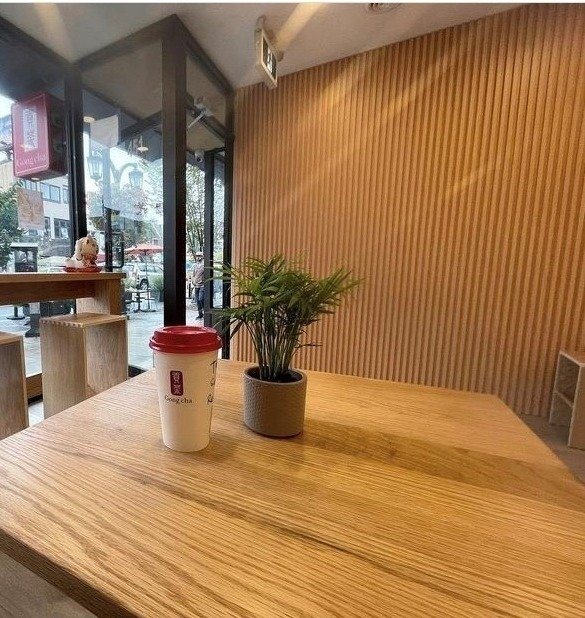 WPC Fluted Wall Panel Wooden Grain PVC Wall Panels Wood Plastic Composite WPC Wall Panel Interior Decoration