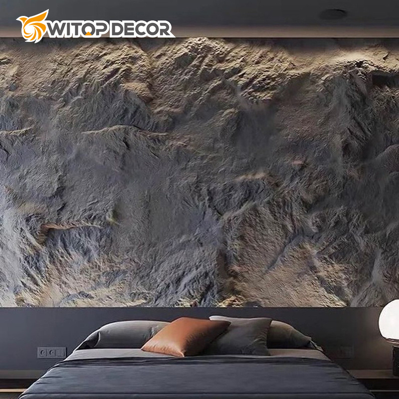 Hot Sale PU Simulation Stone Outdoor 3D Decor PU Stone Panel