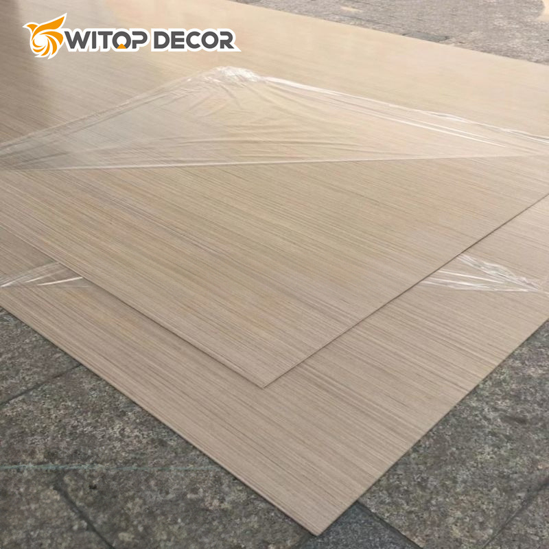 Bamboo Charcoal Wall Board Decoration Factory Wood Mirror Metal Color Film Wall Panel for WPC