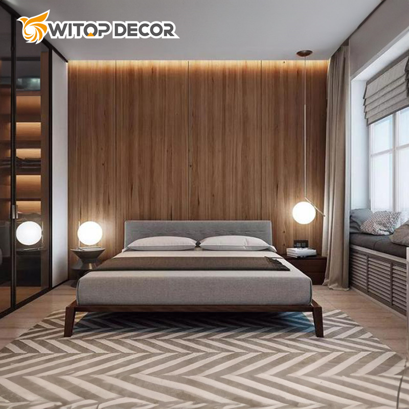 Good Price Bamboo Charcoal Decoration Factory Wood Veneer Charcoal Panel